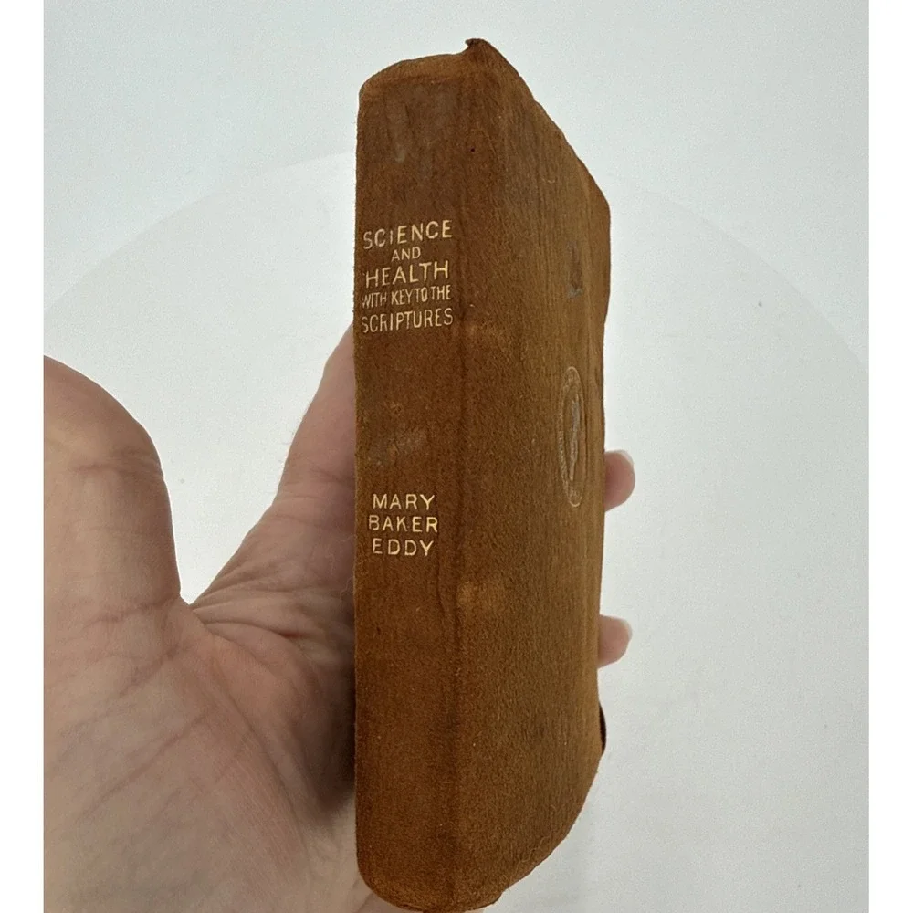 Science and Health with Key to the Scriptures Mary Baker Eddy 1917 Brown Leather